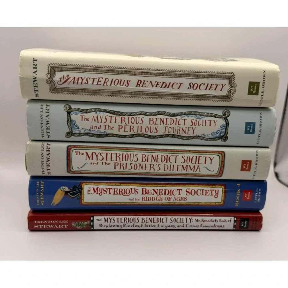Mysterious Benedict Society Hardcover Book Lot 5 Trenton Lee Stewart